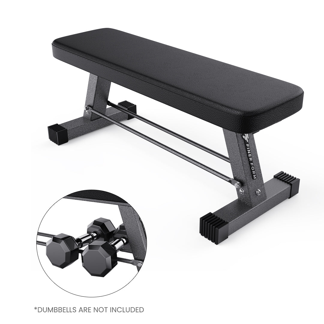 Essential Flat Weight Bench – Finer Form - Main Image
