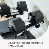 NUOBELL Adjustable Dumbbell Rack and Stand