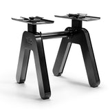 NÜOBELL S Pylon Floor Stand for Adjustable Dumbbells, Black Height-adjustable 21.7-25.2 in, Powder-coated steel, Fits NÜOBELL S 560 and S 5100, Compact 26 x 10 in footprint