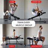 Semi-Commercial Decline Sit Up and Flat Weight Bench