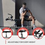 Semi-Commercial Decline Sit Up and Flat Weight Bench