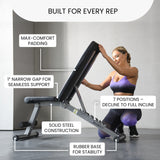 5-in-1 Adjustable Weight Bench