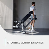 Semi-Commercial Decline Sit Up and Flat Weight Bench