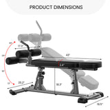 Semi-Commercial Decline Sit Up and Flat Weight Bench