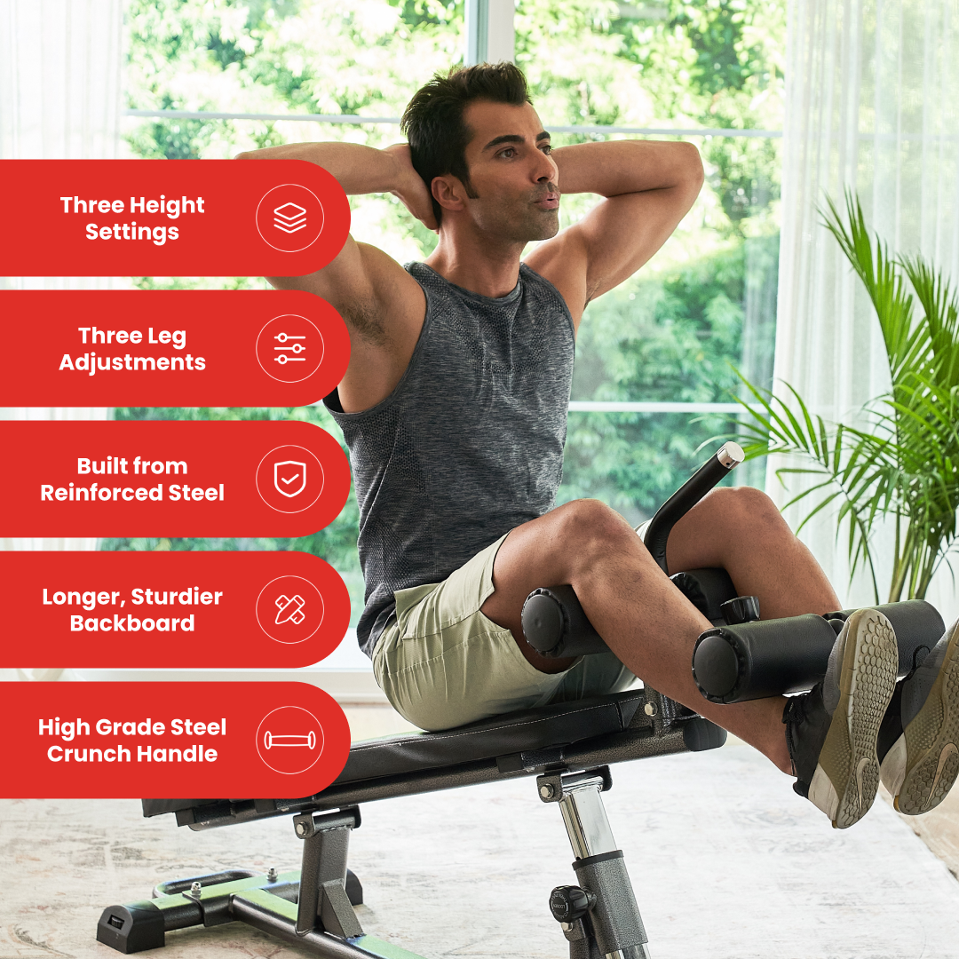 Finer Form Semi-Commercial Ab Bench and Sit Up Bench Elite