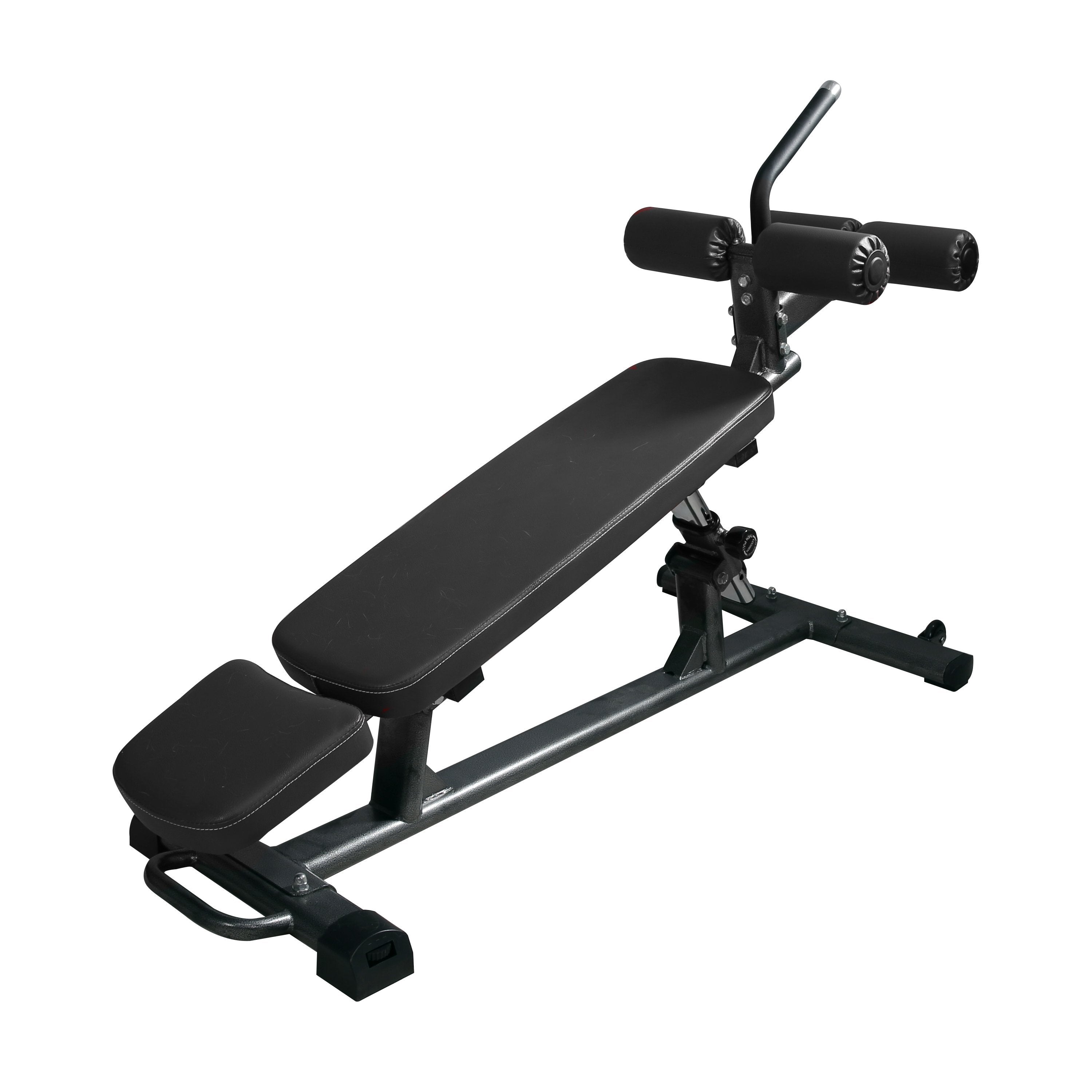 Finer Form Semi-Commercial Sit Up Bench Elite | Reverse Crunch Handle for Ab Exercises | Reverse Crunch and Decline Sit Up with 4 Adjustable Height Settings - Finer Form